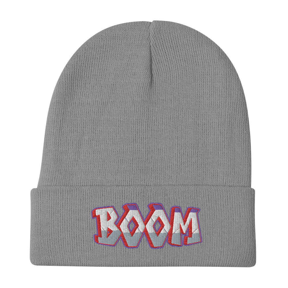 Boom - Embroidered Beanie