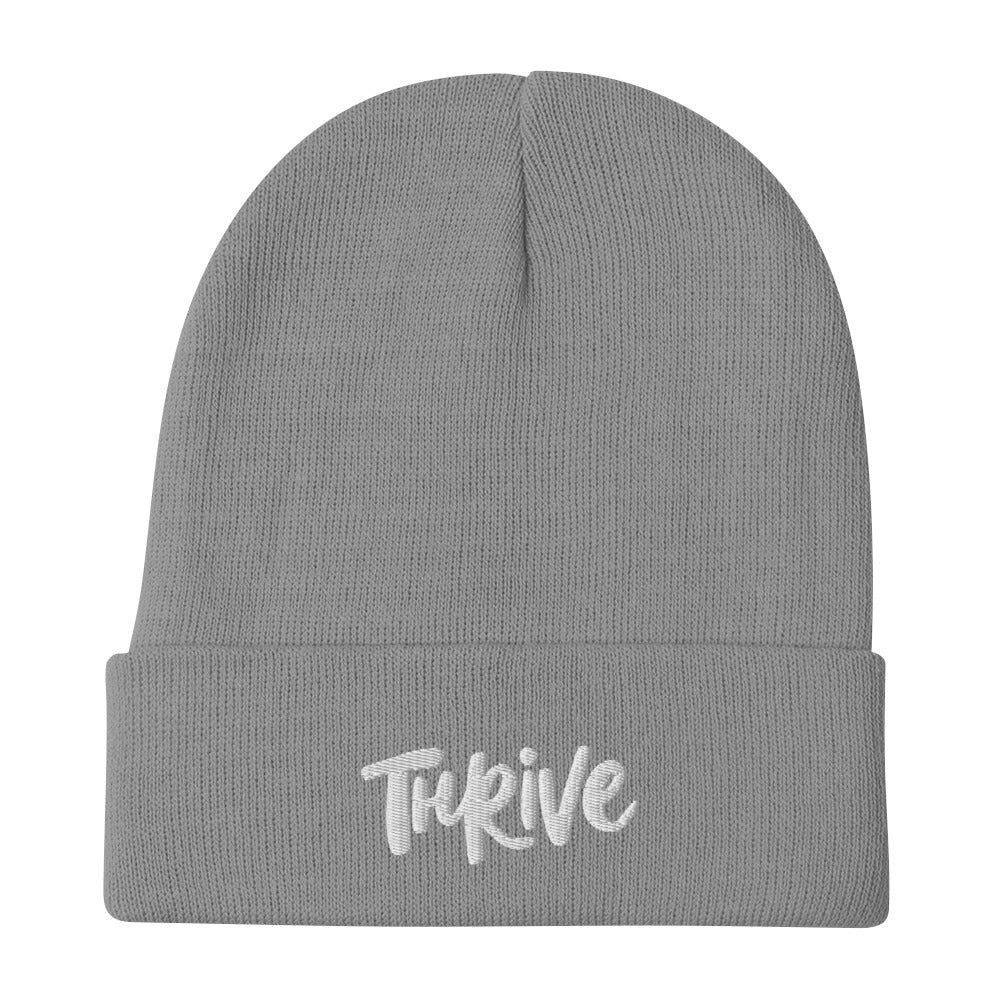 Thrive Embroidered Beanie