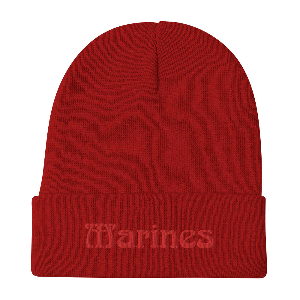 Marines Embroidered Beanie