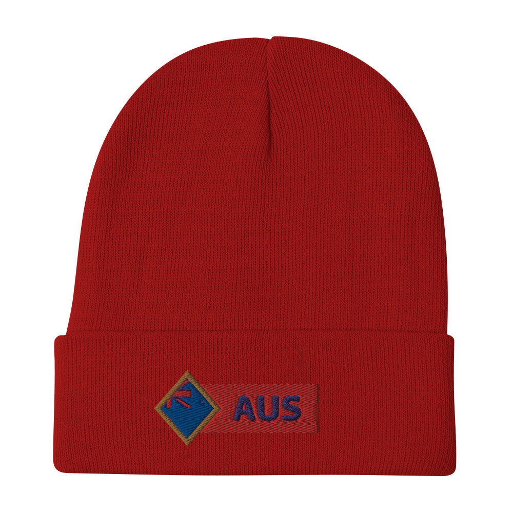 AUS Embroidered Beanie