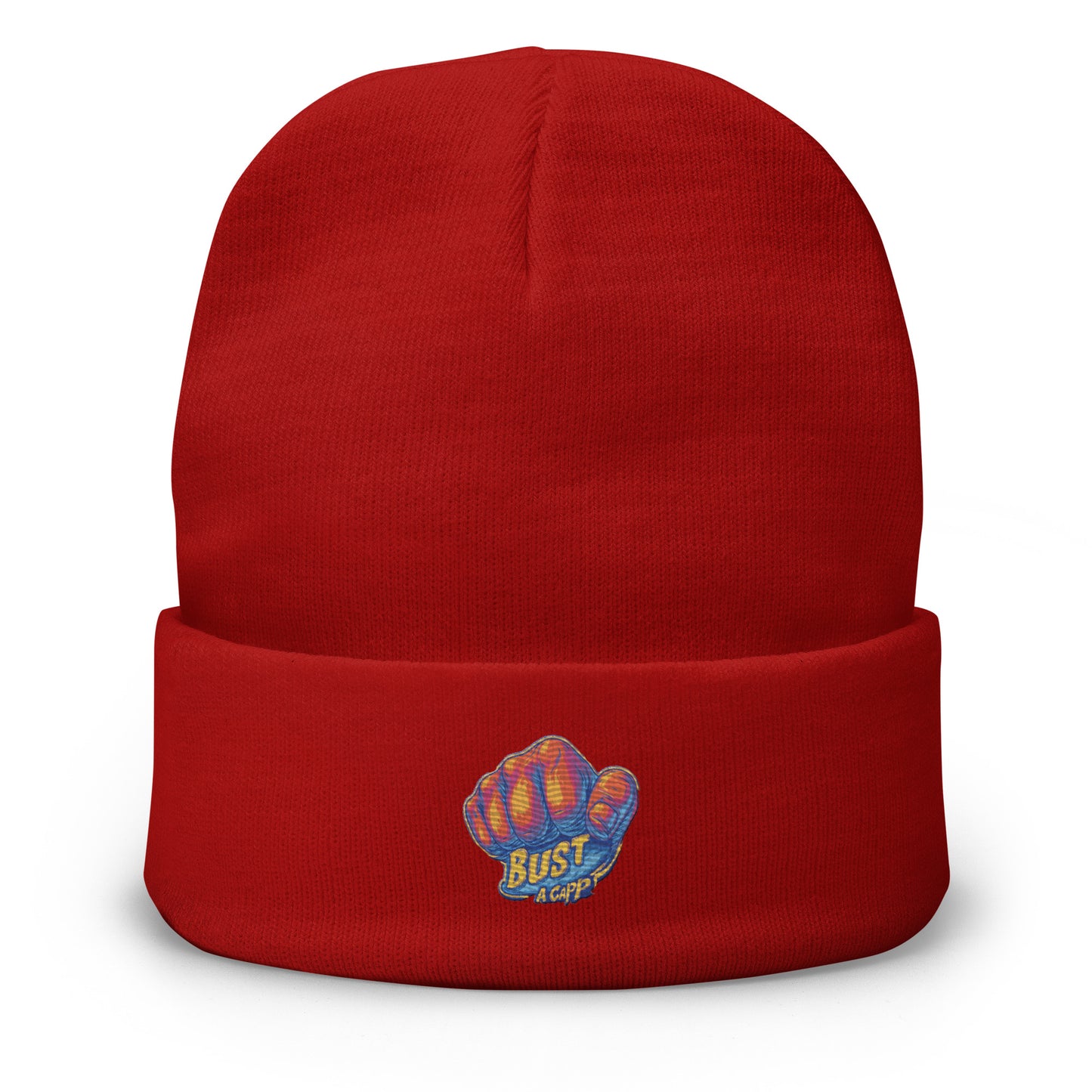 Bust A Capp Embroidered Beanie