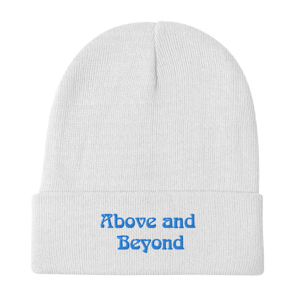 Above & Beyond Embroidered Beanie