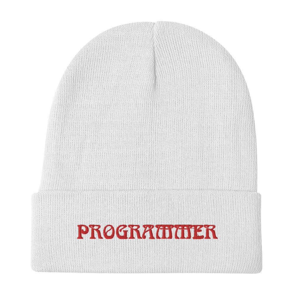 Programmer Embroidered Beanie