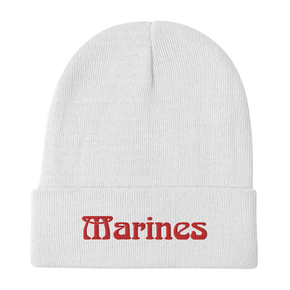 Marines Embroidered Beanie