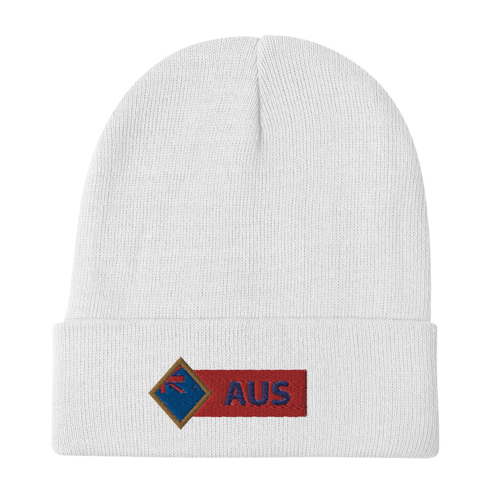 AUS Embroidered Beanie