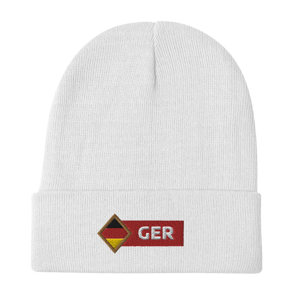 Germany Embroidered Beanie