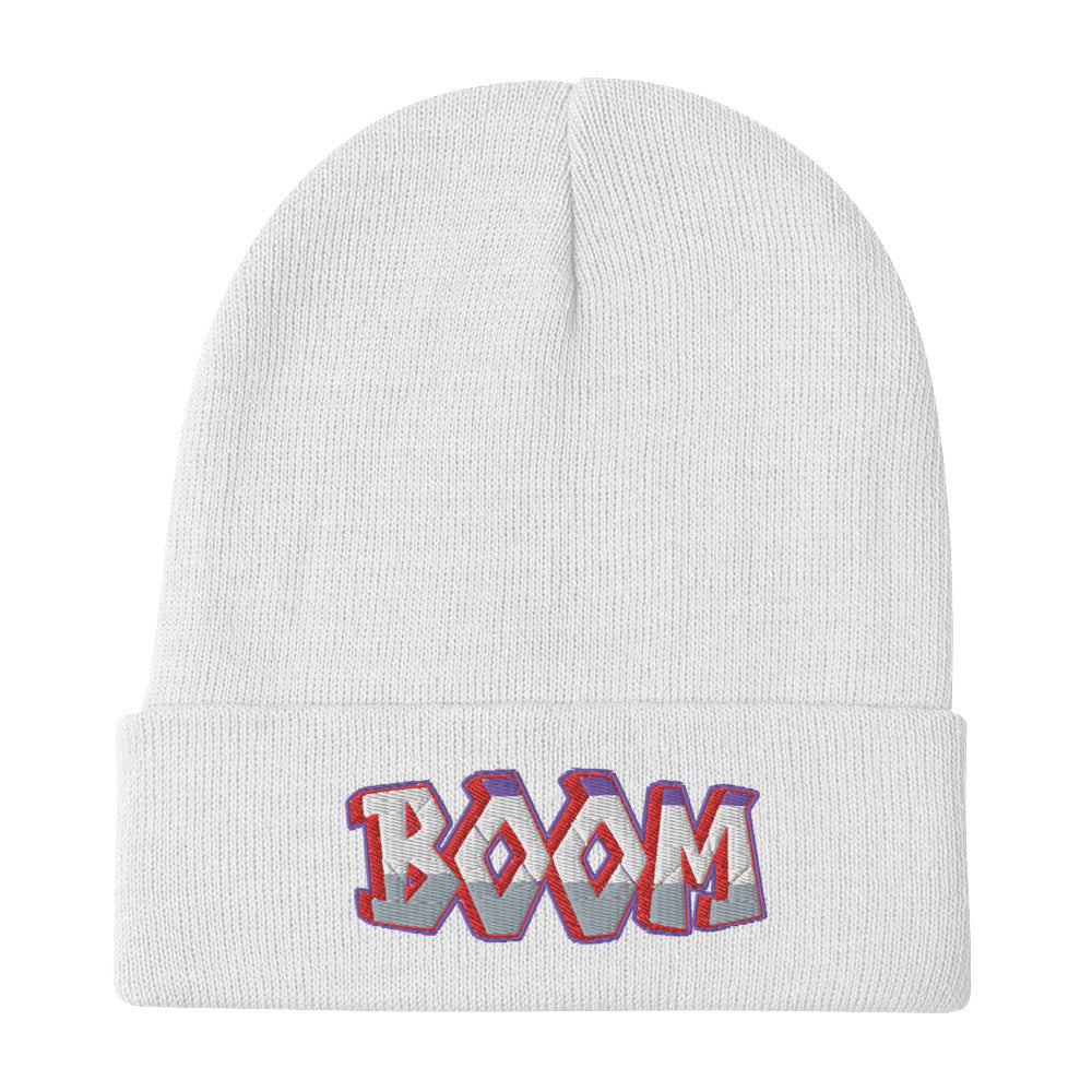 Boom - Embroidered Beanie