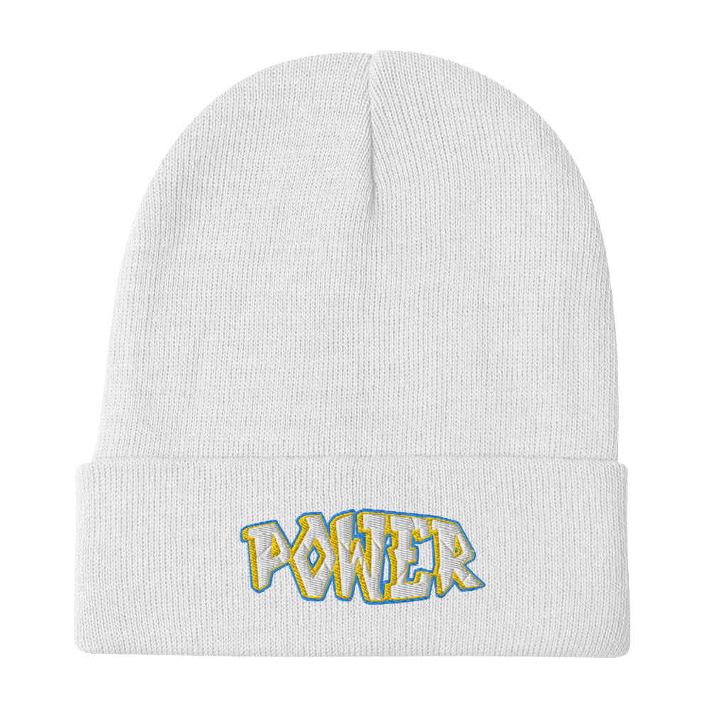 Power Embroidered Beanie