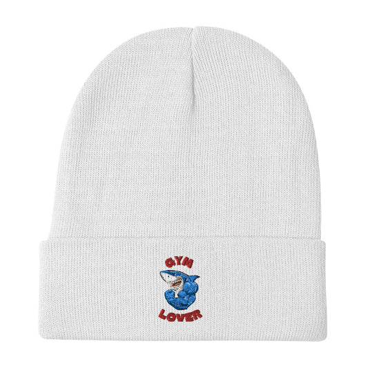 Gym Lover Embroidered Beanie