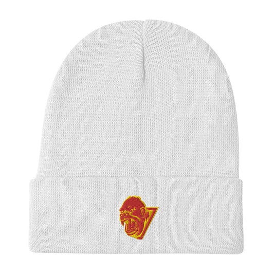 Angry Embroidered Beanie